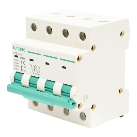 Siguranță automată Suntree 2P 400VAC – variante 16A/20A/32A/40A/63A (BK77760/61/64/66/68) [14]