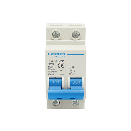 Sigurante Bipolare - Siguranta automata Leader 2P si 4P 10A-125A 415VAC pentru tablouri electrice