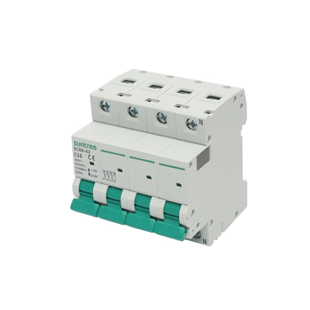 Siguranță automată Suntree 3P+N 400VAC – variante 10A/16A/20A/40A (DISMB44/45/46/49) [1]