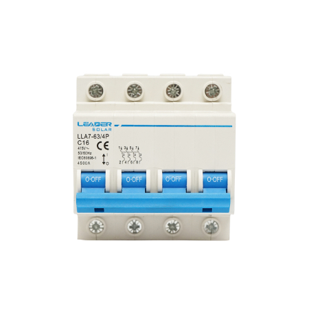 Sigurante Bipolare - Siguranta automata Leader 2P si 4P 10A-125A 415VAC pentru tablouri electrice