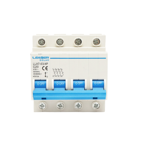 Sigurante Bipolare - Siguranta automata Leader 2P si 4P 10A-125A 415VAC pentru tablouri electrice