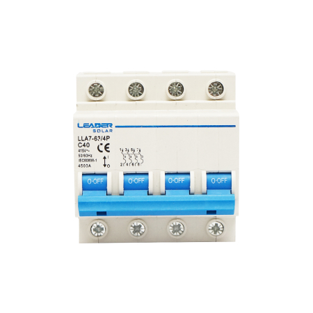 Sigurante Bipolare - Siguranta automata Leader 2P si 4P 10A-125A 415VAC pentru tablouri electrice