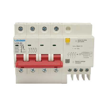 LEADER - Siguranta diferentiala 4P, 32A, 30 mA - Leader DISHT61