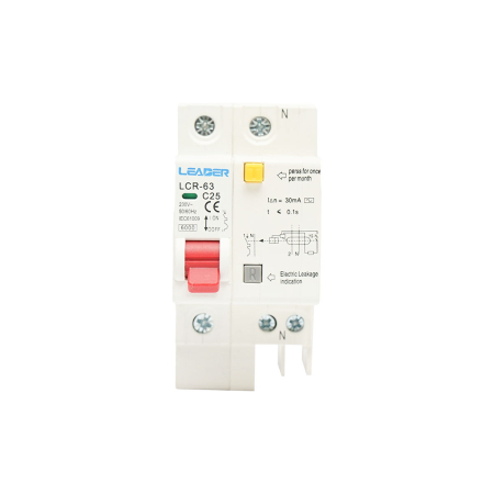 LEADER - Siguranta diferentiala automata RCBO 1P+N 16A 25A 30mA 6kA Leader