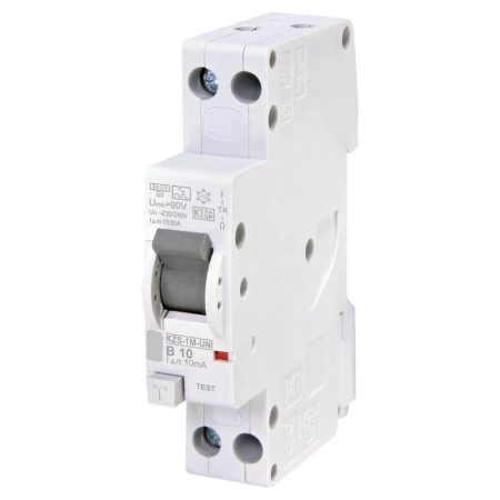 BRAND - Siguranta diferentiala RCBO ETI KZS-1M-UNI A B10 30mA 2176022