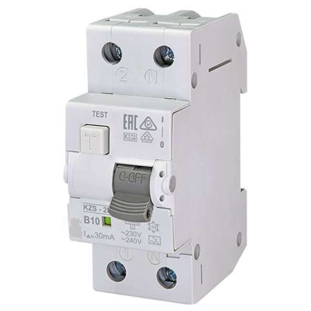 Aparataje - Siguranta diferentiala RCBO ETI KZS-2M A B10 30mA 2173202