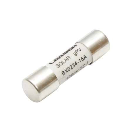 Siguranta fuzibila 10x38 mm cilindrica BX0234 pentru sisteme solare gPV 15 A 1000 V - Leader DISHT64 [1]