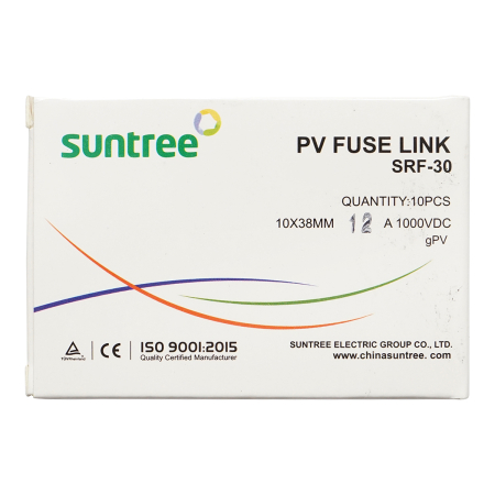 Siguranță fuzibilă gPV Suntree SRF-32 1000VDC – 10A/12A (BK77753/BK77754) [2]