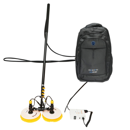 Curatare Panouri Fotovoltaice - Sistem curățare panouri solare 2 perii 7.5m Breckner DISLR11