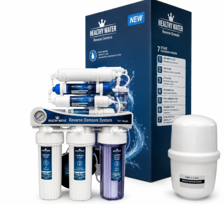 Tratarea apei - Sistem osmoza inversa Aqua Qube Healthy Water WAT1477 7 stadii