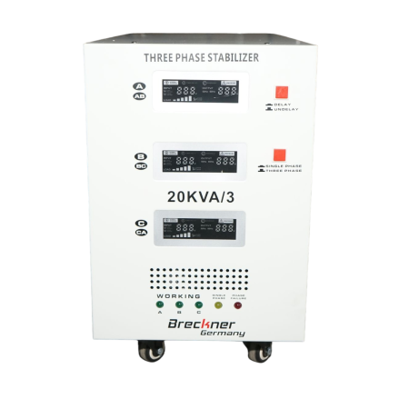 Stabilizatoare, regulatoare de tensiune si UPS-uri - Stabilizator tensiune trifazat servomotor 15–30kVA Breckner BK69934