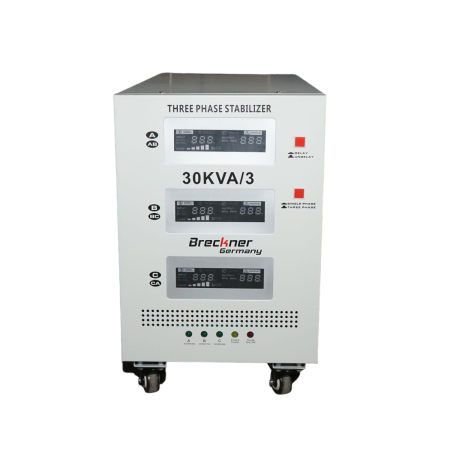 Stabilizatoare, regulatoare de tensiune si UPS-uri - Stabilizator tensiune trifazat servomotor 15–30kVA Breckner BK69934