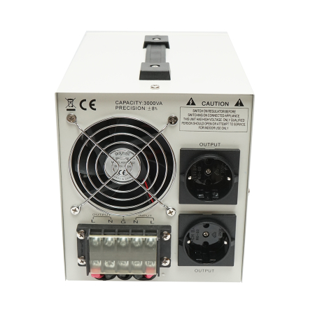 Stabilizator automat tensiune 2000VA monofazic cu releu BK79720 2 Schuko LCD [1]