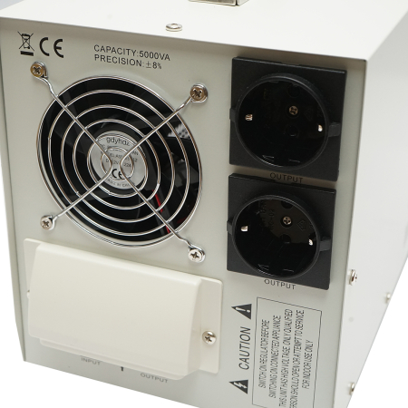 Stabilizator automat tensiune 2000VA monofazic cu releu BK79720 2 Schuko LCD [4]