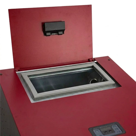 Termosemineu pe peleți Termax Kamin ECO 25 kW, 45 kg, 42 L, Bordo [5]