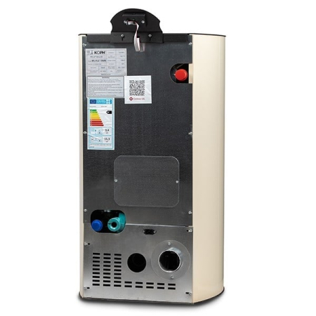 Termosemineu pe peleți KOPH PM 25 kW Fiama, buncăr 25 kg, crem [4]