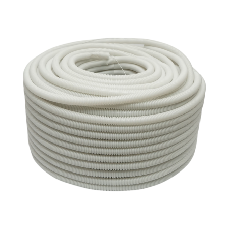 Tub flexibil copex - Tub flexibil copex 16 mm cu fir HDPE ignifug gri 100 m rola DISVC11