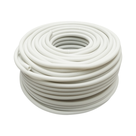 Tub flexibil copex - Tub flexibil copex 16 mm cu fir HDPE ignifug gri 100 m rola DISVC16