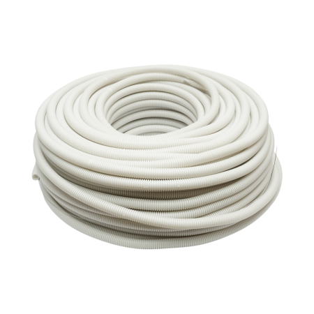 Tub flexibil copex - Tub flexibil copex 20 mm cu fir HDPE ignifug gri 100 m rola DISVC12