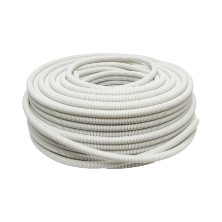 Tub flexibil copex - Tub flexibil copex 20 mm cu fir HDPE ignifug gri 100 m rola DISVC15