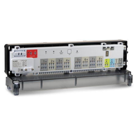 SALUS - Salus KL08RF – unitate comandă încălzire în pardoseală, 8 zone, Wi-Fi, IP20, 230 V