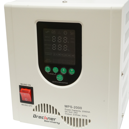 UPS invertor centrală 1400W 2000VA sinus pur 24V 230V Breckner BK79717 [3]