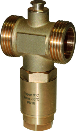 Accesorii instalatii termice - Vana anti inghet, Womix, DN25 1", kvs = 68 m3/h