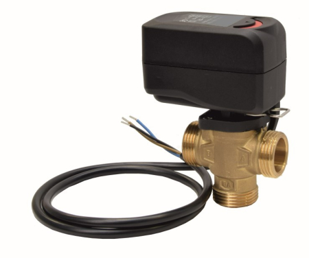 Vane de amestec/deviatie - Vana de deviatie 3 cai, Womix, DN 20, 3/4", cu servomotor