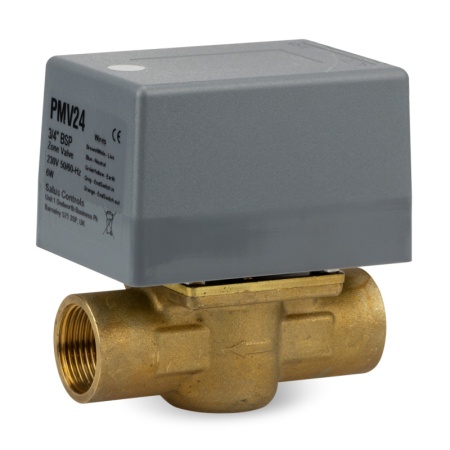 SALUS - Salus PMV24 – vană deviatoare 2 căi, 3/4”, pentru instalații termice și HVAC