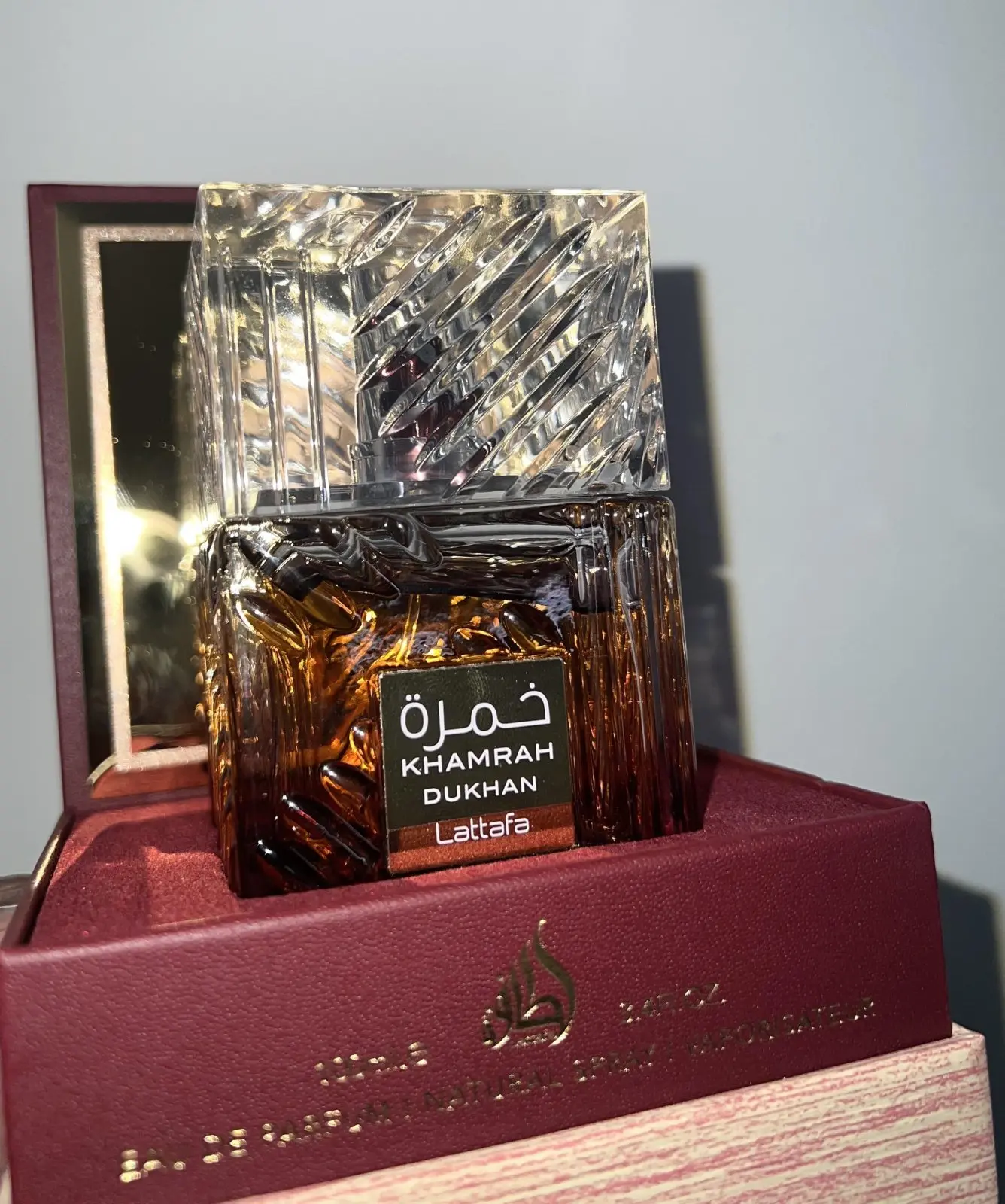 Decant 3 ml parfum Lattafa Khamrah Dukhan Eau De Parfum, unisex [4]