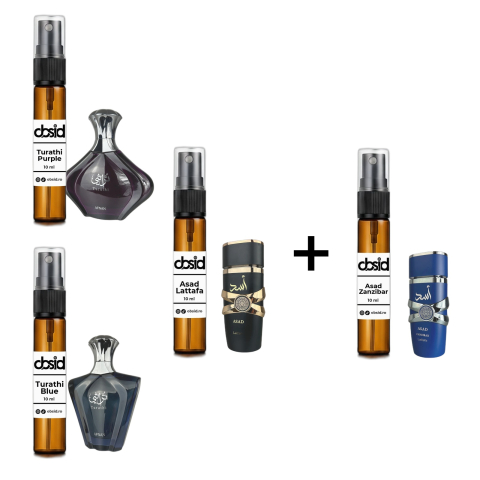Pachete - Turathi Collection - Set 3 Decanturi 10ml (3+1)