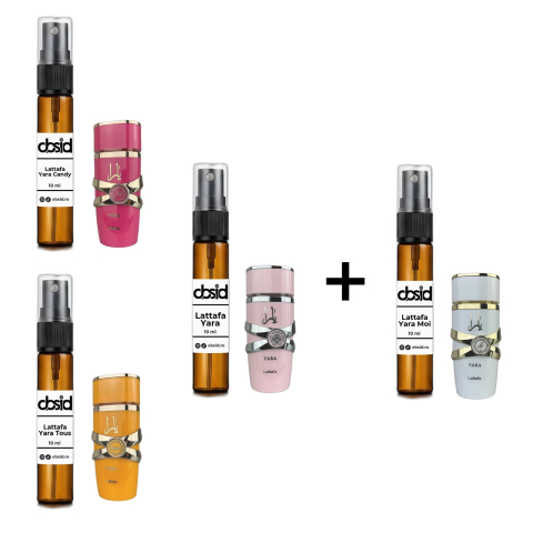 Pachete - Yara Collection - Set 3 Decanturi 10ml (3+1)