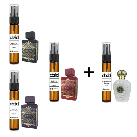 Pachete - Badee Al Oud Collection - Set 3 Decanturi 10ml (3+1)