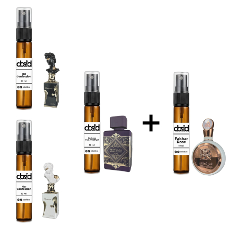 Pachete - Confession Collection - Set 3 Decanturi 10ml (3+1)