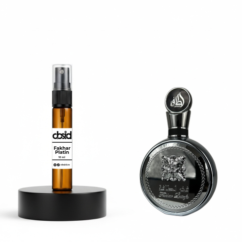 Lattafa - Decant 10 ml parfum Fakhar Platin Unisex, Lattafa, 100ml