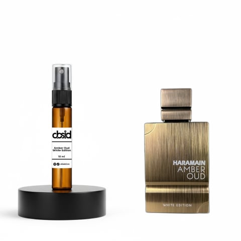 Decanturi de parfumuri arăbești - Decant 10 ml parfum Amber Oud White Edition, Al Haramain, parfum unisex