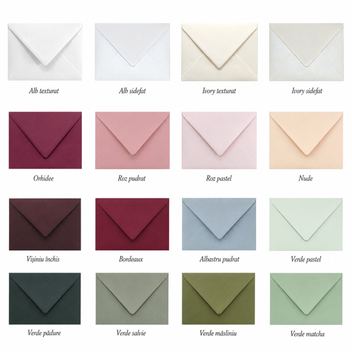 Invitație de nuntă Muse – design minimalist [3]