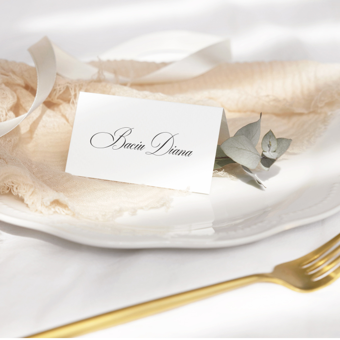 Invitație de nuntă Ema – design minimalist [4]