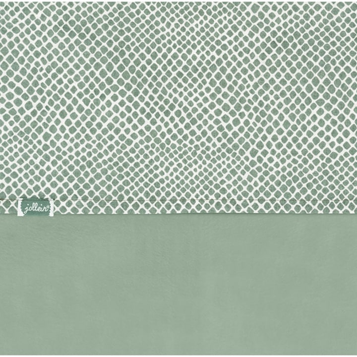 Cearsaf patut Jollein Snake, 120x150cm, verde [4]