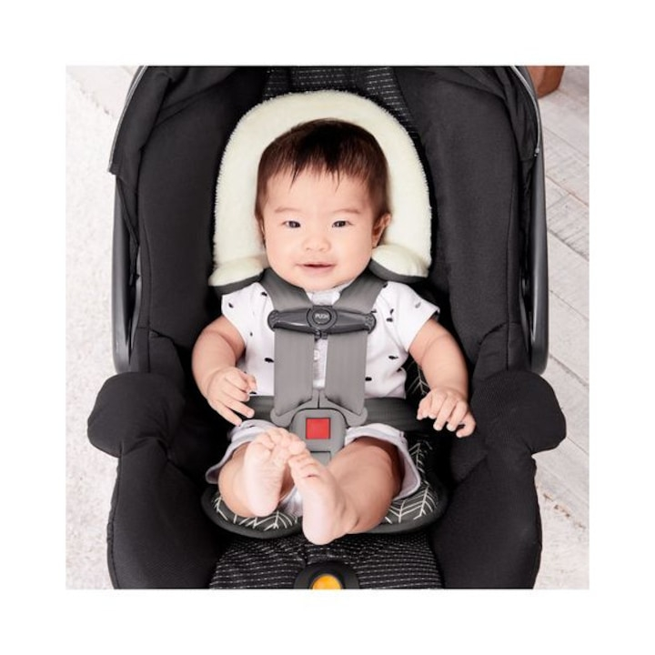 Salteluta suport pentru carucior, SKIP HOP, Stroll & Go, Cool Touch, dungi, gri [3]