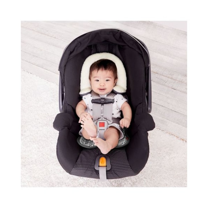 Salteluta suport pentru carucior, SKIP HOP, Stroll & Go, Cool Touch, dungi, gri [2]