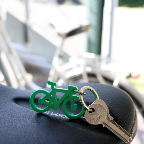 Breloc in forma de bicicleta, pentru chei, 5buc/set, culori asortate [2]