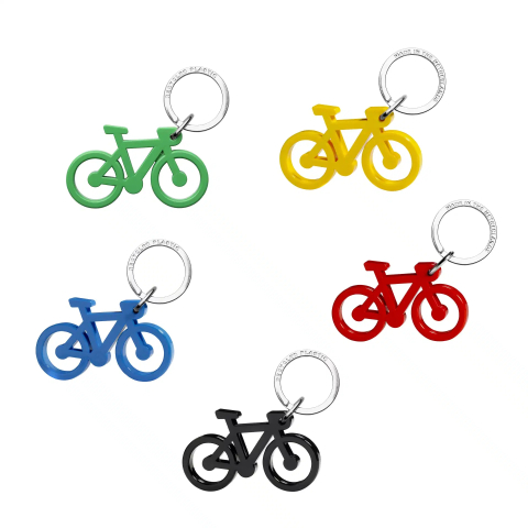 Fashion - Breloc in forma de bicicleta, pentru chei, 5buc/set, culori asortate