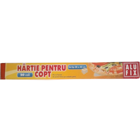 Bacanie - Hartie pentru copt ALUFIX, 20 coli a 42 cm x 38 cm