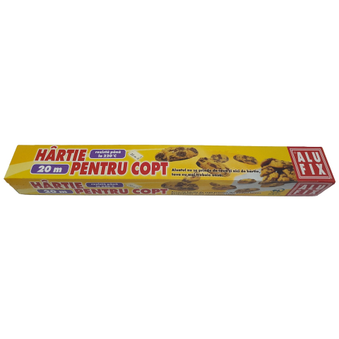 Bacanie - Hartie pentru copt ALUFIX, 20 m x 38 cm