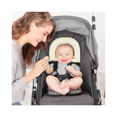 Salteluta suport pentru carucior, SKIP HOP, Stroll & Go, Cool Touch, dungi, gri [3]