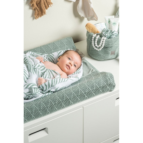 Set 4 scutece hidrofile, Jollein Nature, 70x70 cm, verde [5]