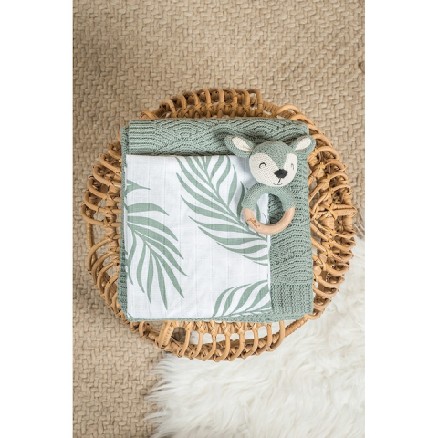 Set 4 scutece hidrofile, Jollein Nature, 70x70 cm, verde [1]