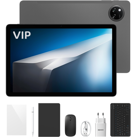 Doogee - Tableta Doogee Tab A9 Pro Plus VIP, Wi-Fi, 11-inch 90Hz IPS, 6GB RAM, 128GB, Stereo Speakers, Android 15, Gray