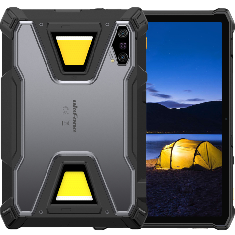 Tablete - Tableta Ulefone Armor Pad 5 Pro, 5G SIM, Wi-Fi, 11" 90Hz, Dimensity 7400x, 12GB RAM, 512GB, 24200mAh, NFC, 24200mAh, 120W, Android 15